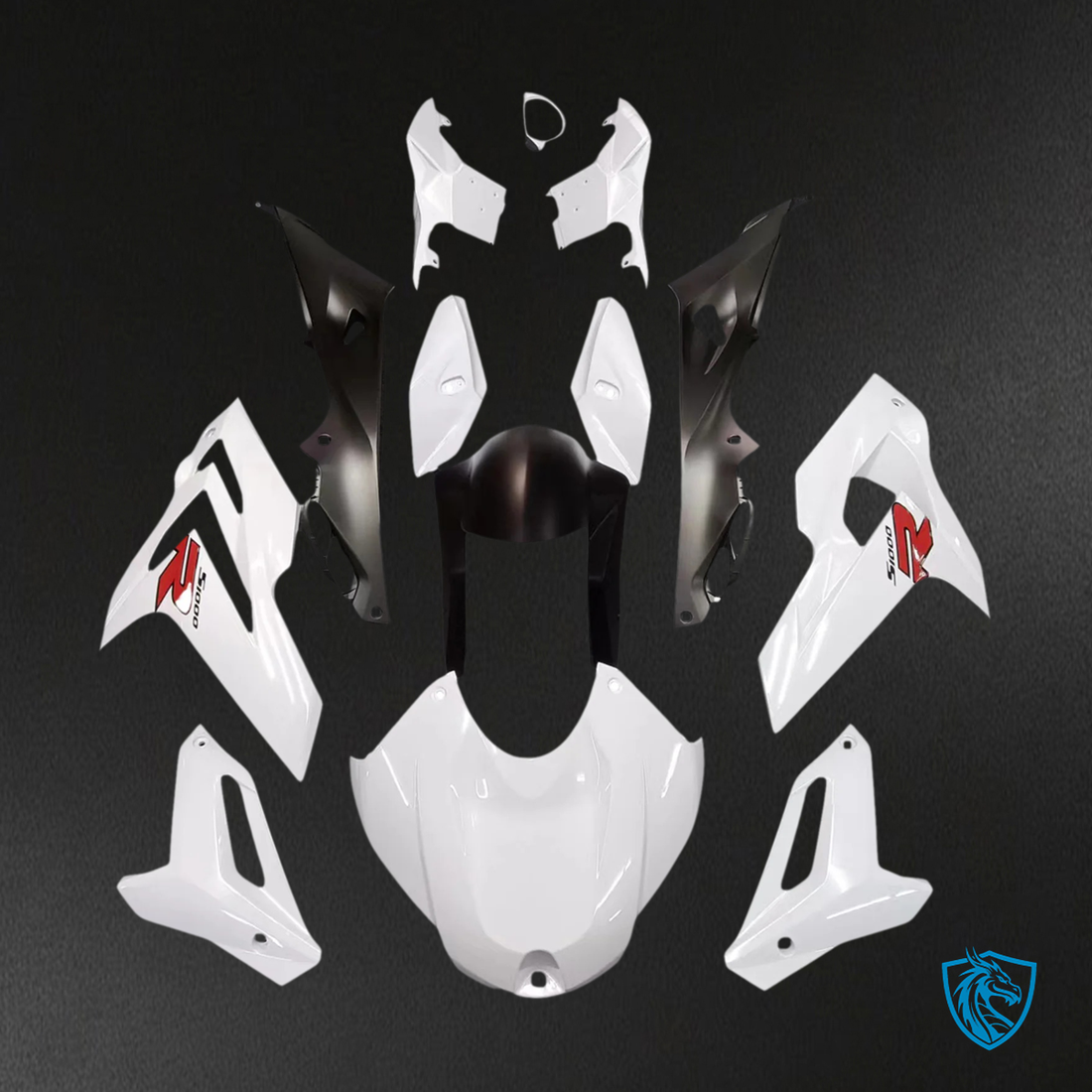 BMW S1000R (2014–2017) Fairing Set - White - ABS Bodywork