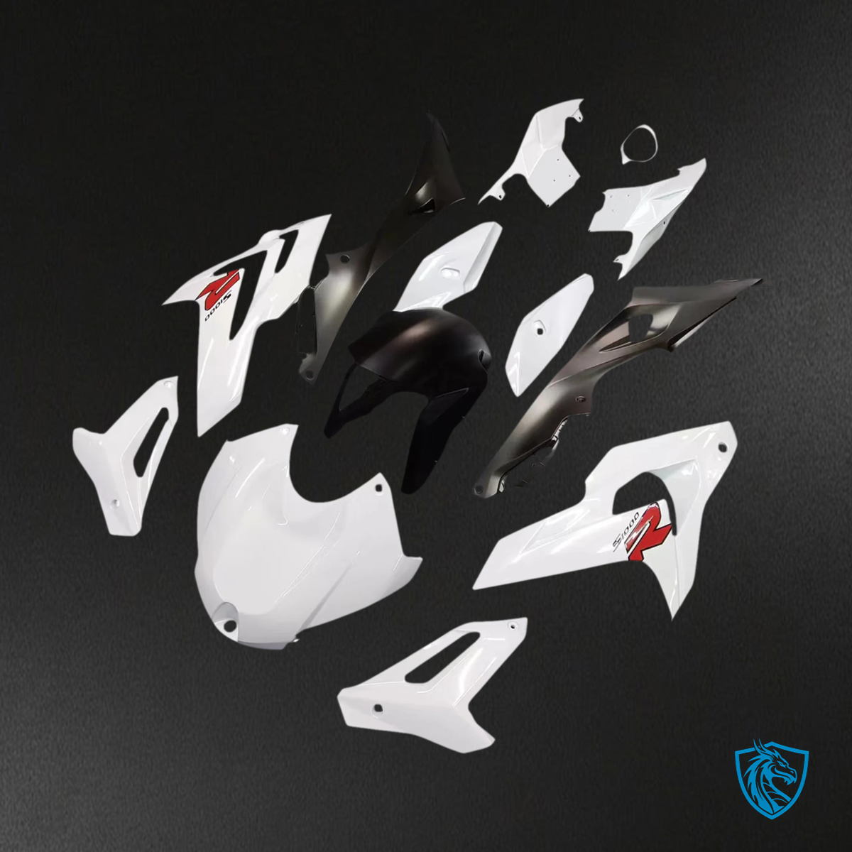 BMW S1000R (2014–2017) Fairing Set - White - ABS Bodywork