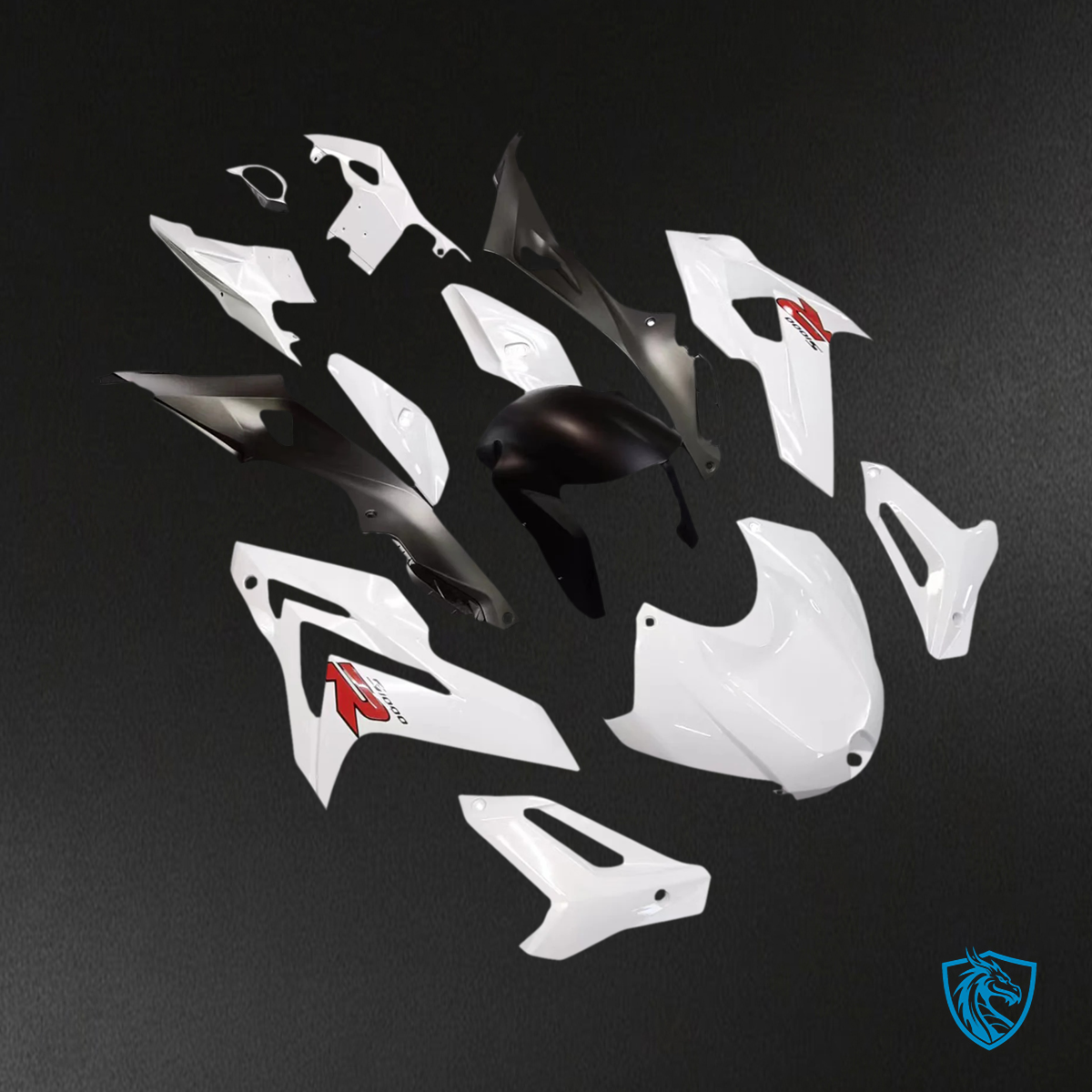 BMW S1000R (2014–2017) Fairing Set - White - ABS Bodywork
