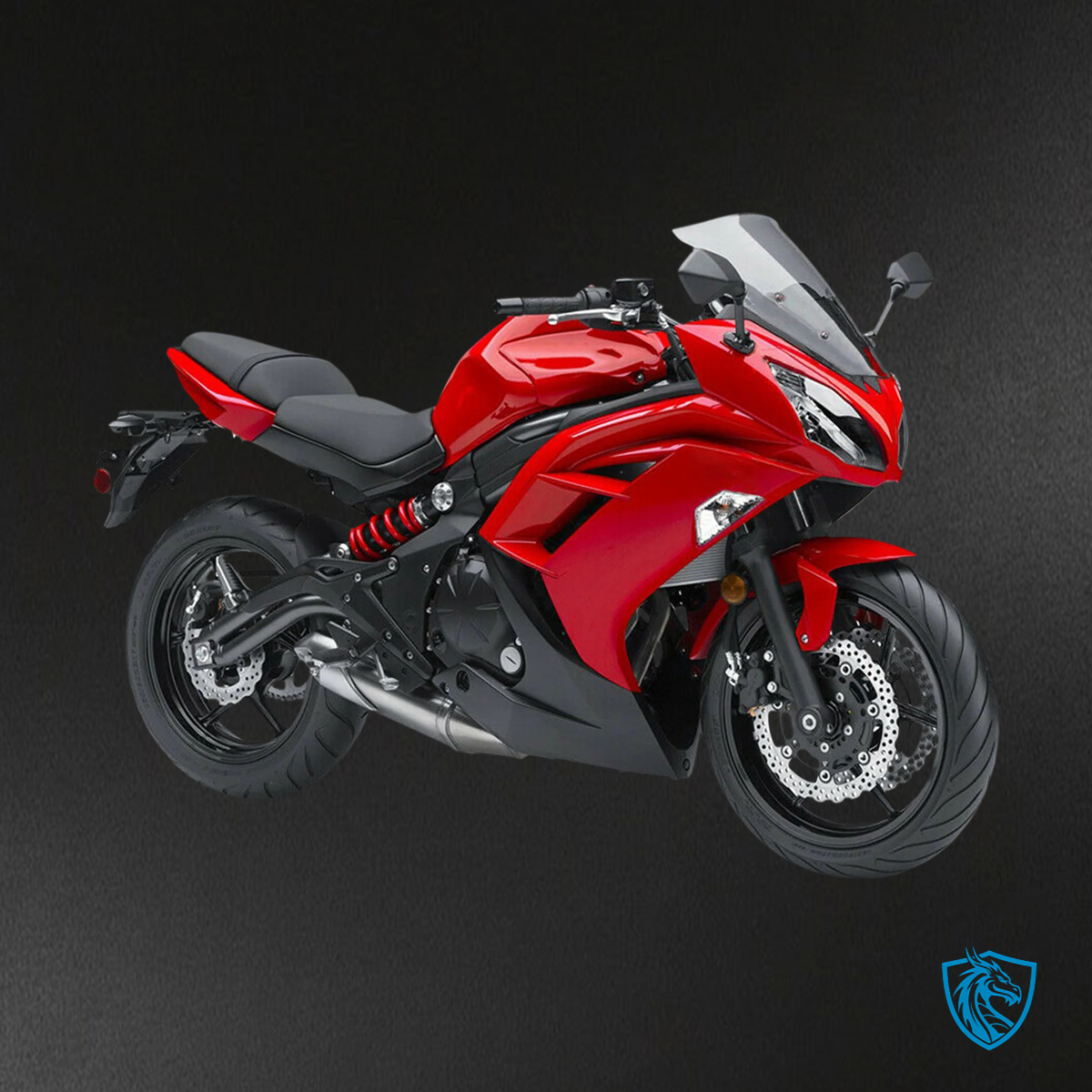 Kawasaki ER6F Ninja 650 (2012-2016) Black and Red -  Fairing Kit