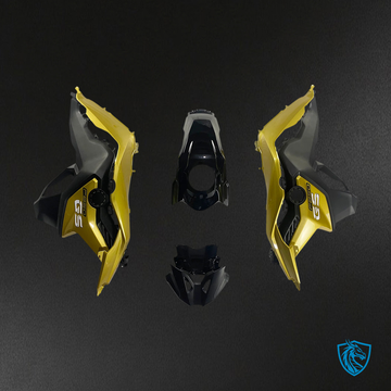 BMW F750GS F850GS (2018–2020) Fairing Kit - Black and Yellow - ABS Bodywork