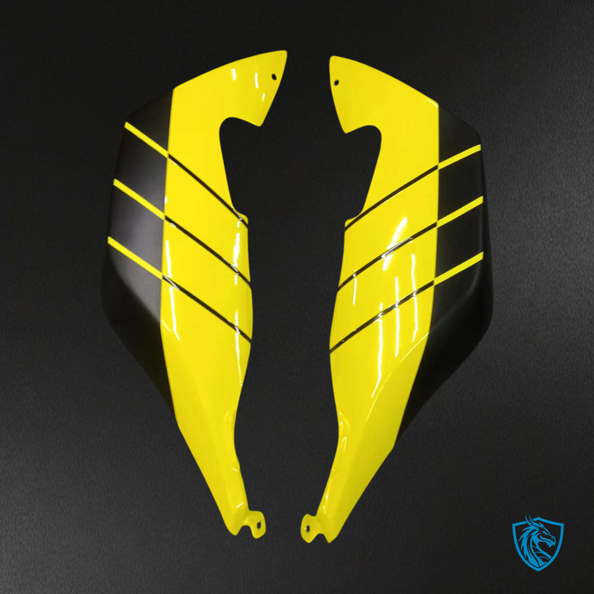 BMW K1200S (2005–2010) Fairing Kit - Black and Yellow - ABS Bodywork