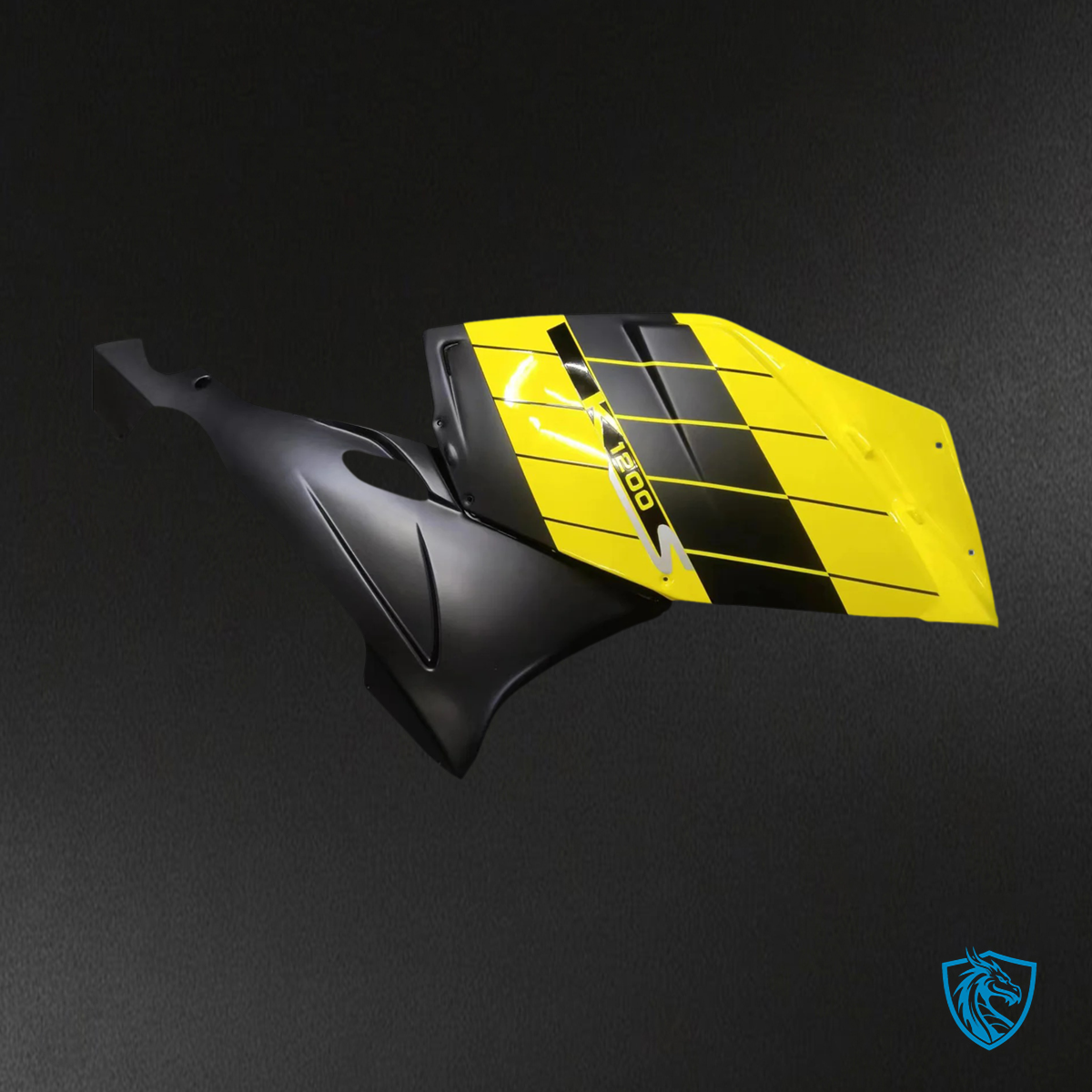 BMW K1200S (2005–2010) Fairing Kit - Black and Yellow - ABS Bodywork