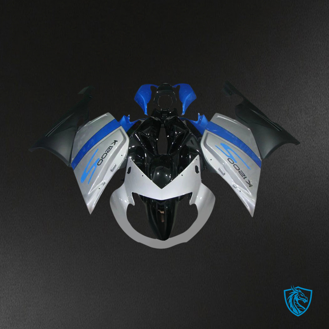 BMW K1200S (2005–2010) Fairing Set - Blue and Grey - ABS Bodywork