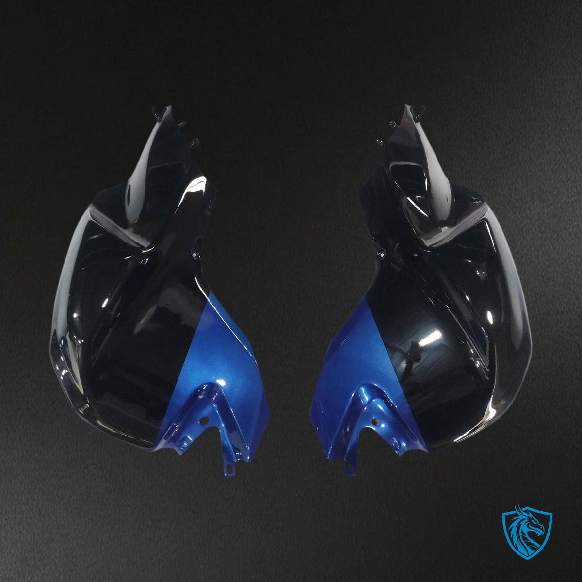 BMW K1200S (2005–2010) Fairing Set - Blue and Black - ABS Bodywork