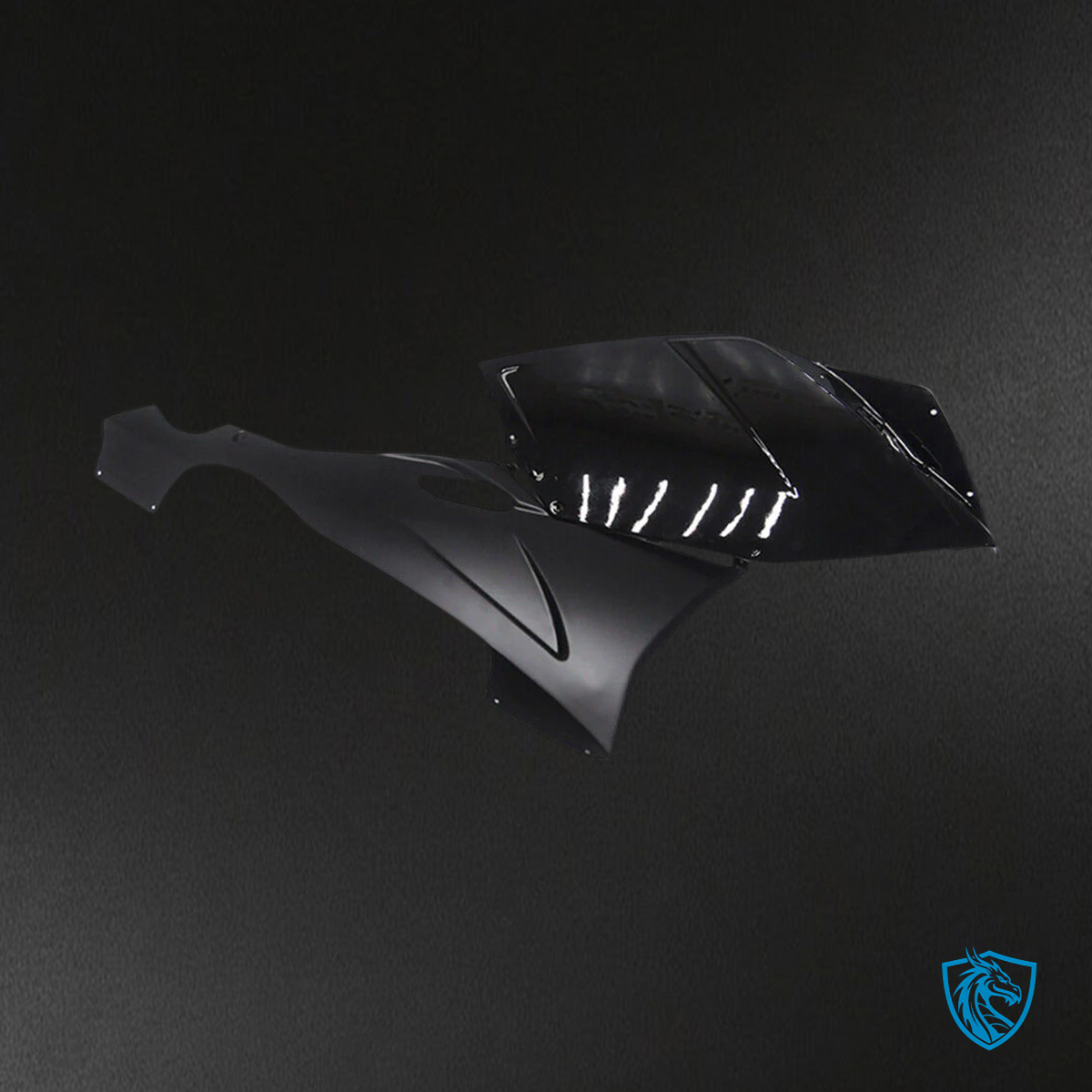 BMW K1200S (2005–2010) Fairing Set - Black and Blue Line - ABS Bodywork