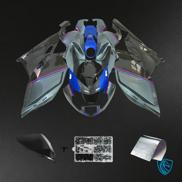 BMW K1200S (2005–2010) Fairing Set - Grey and Blue - ABS Bodywork