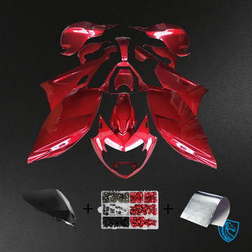 BMW K1200S (2005–2010) Fairing Set - Red - ABS Bodywork