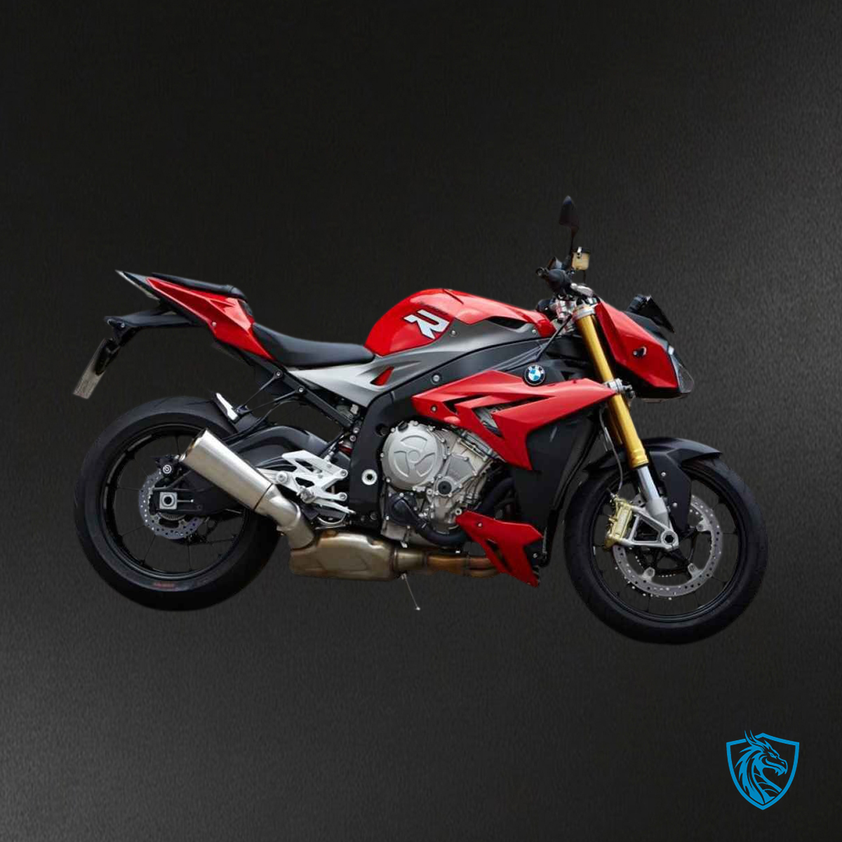 BMW S1000R (2014-2017) Fairing Kit - Black and Red - ABS Bodywork