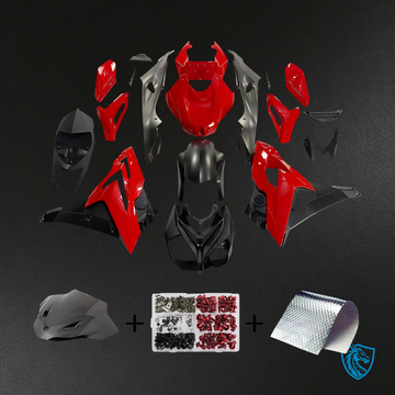 BMW S1000R (2014-2017) Fairing Kit - Black and Red - ABS Bodywork