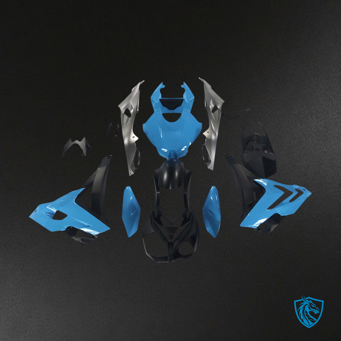 BMW S1000R (2014–2017) Fairing Set - Blue - ABS Bodywork