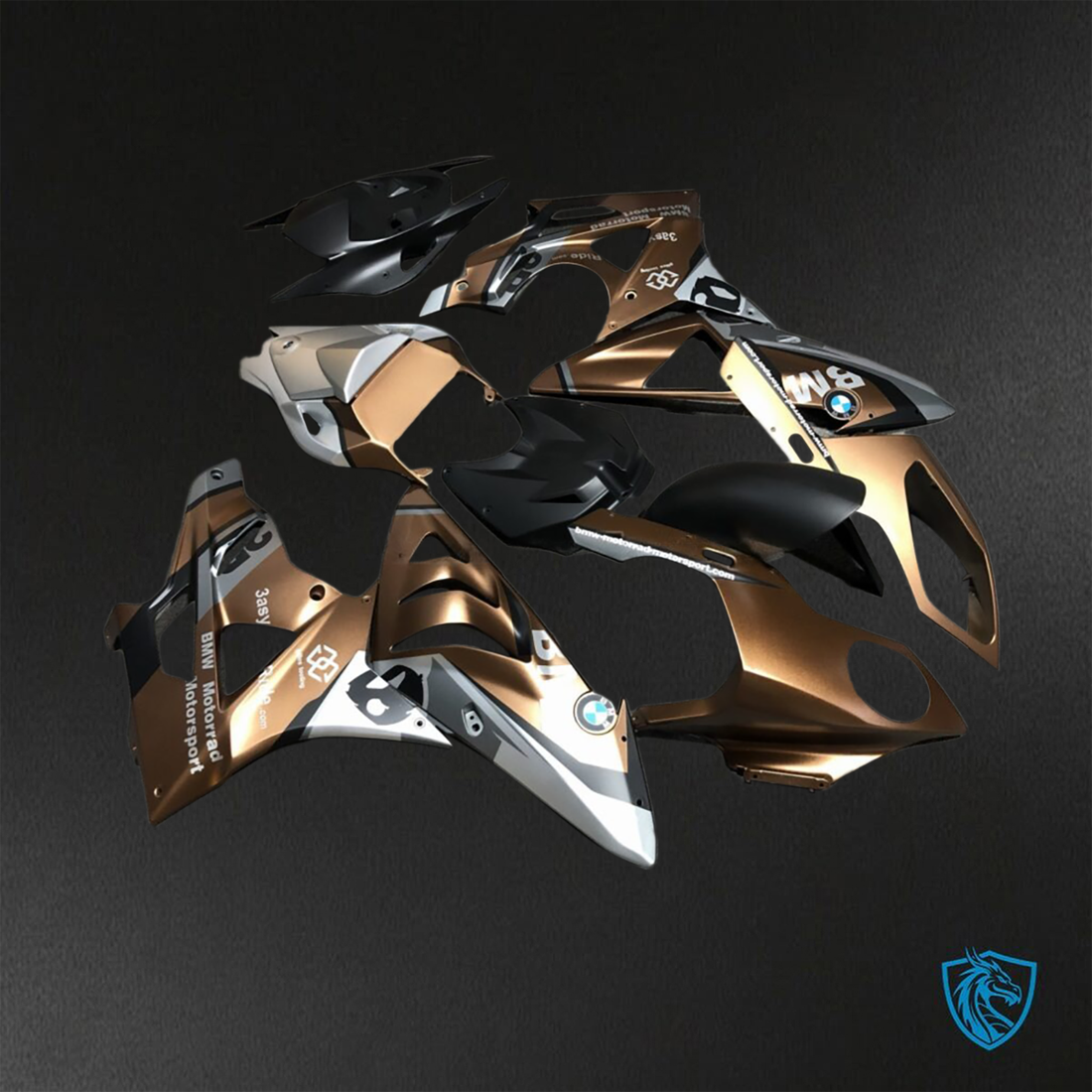 BMW S1000RR (2009-2014)  Bronze ABS Bodywork - Fairings Kit