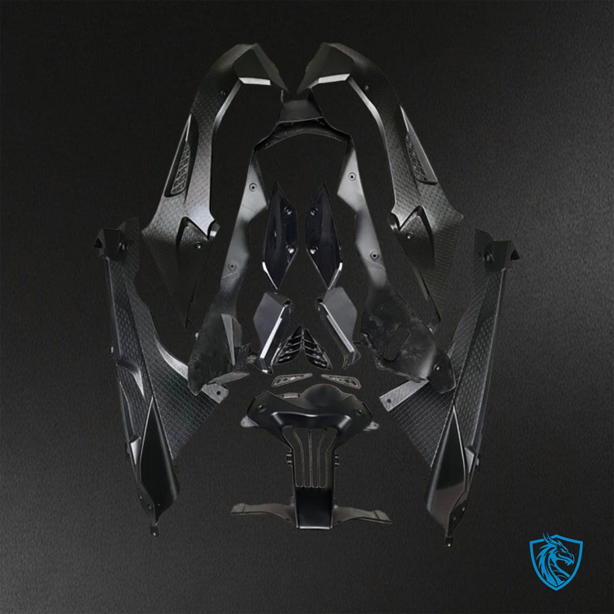 BMW S1000RR (2009-2014) Gloss Red & Black - Custom ABS Fairing Kit