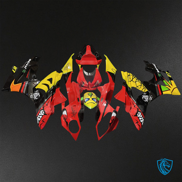 BMW S1000RR (2009-2014) Gloss Red, Black & Yellow ABS Bodywork - Fairings Kit