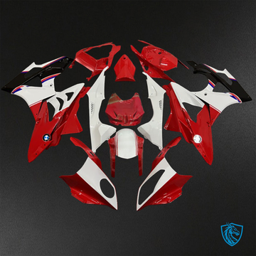 BMW S1000RR (2009-2014) Gloss Red, White & Black - Replacement Motorcycle Fairings Kit
