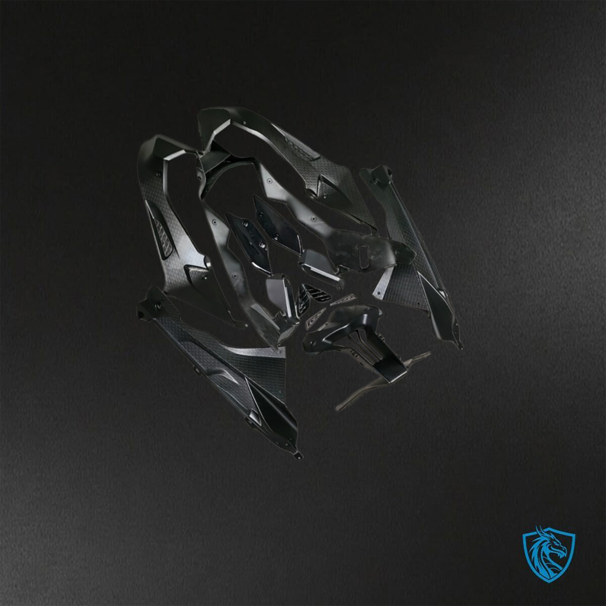 BMW S1000RR (2009-2014) Gloss Black - Replacement Motorcycle Fairings Kit