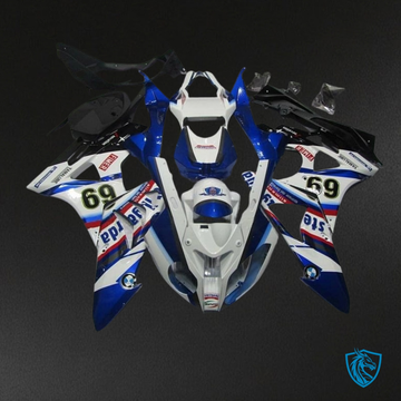 BMW S1000RR (2019-2020) Blue, Red, Black & White Fairing Kit | ABS Bodywork