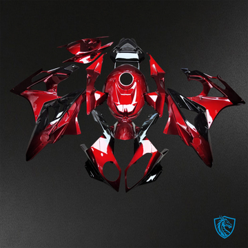 BMW S1000RR (2009-2014)  Red & Black ABS Bodywork - Fairings Kit