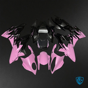 Matte Black & Pink Splash
