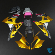 Matte Gold, Black & Pink