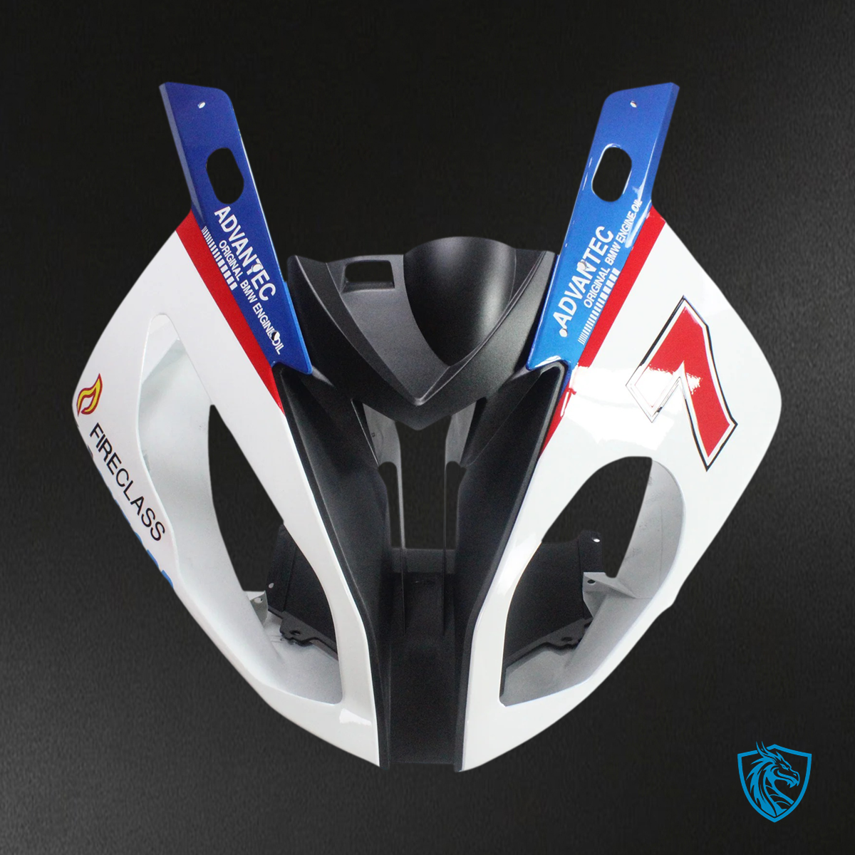 BMW S1000RR 2015-2016 Blue and White Style 1 ABS Fairing Kit, Tank Cover
