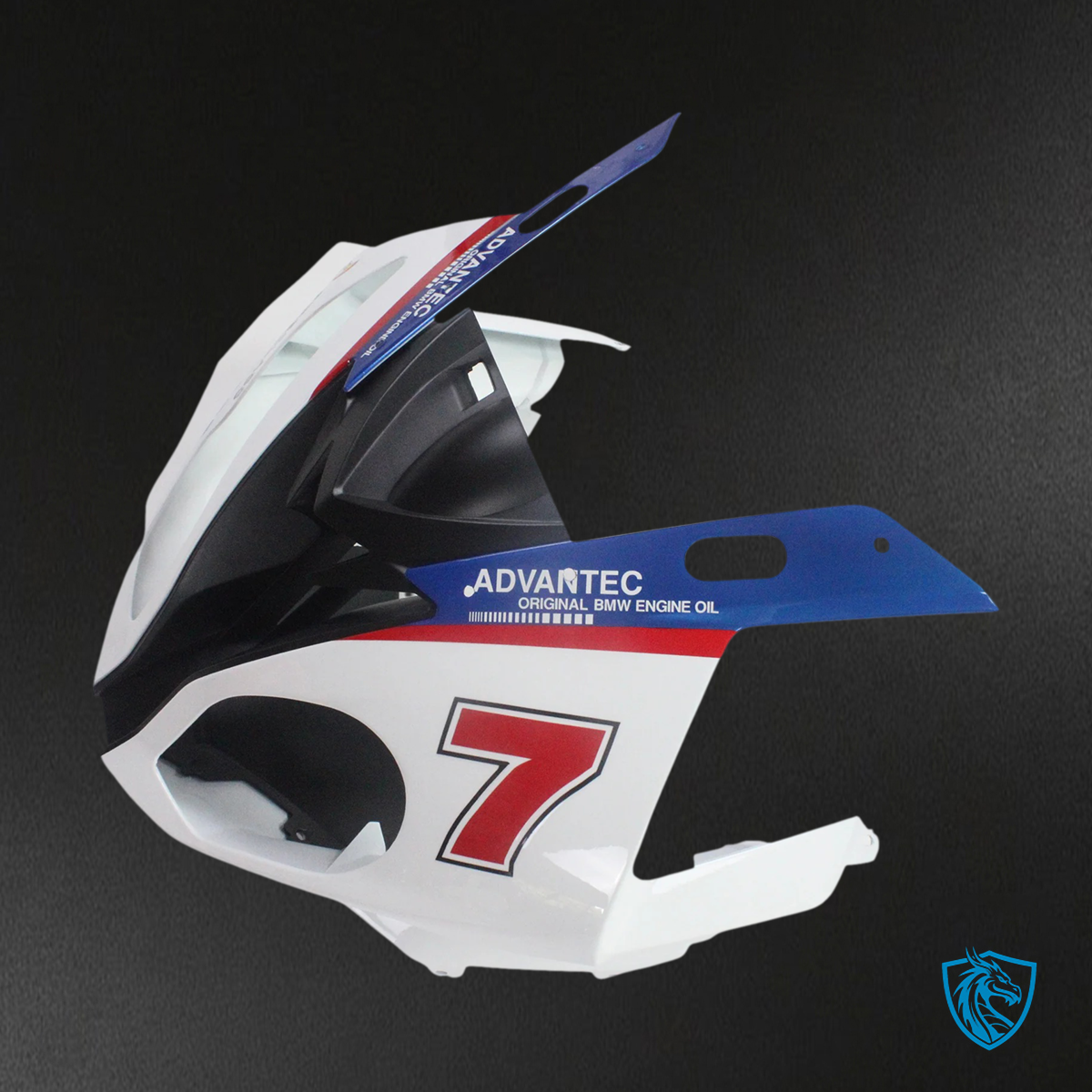 BMW S1000RR 2015-2016 Blue and White Style 1 ABS Fairing Kit, Fender