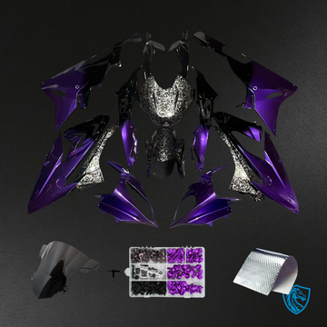 BMW S1000RR 2015-2016 Carbon Fiber Purple ABS Fairing Kit - Main View