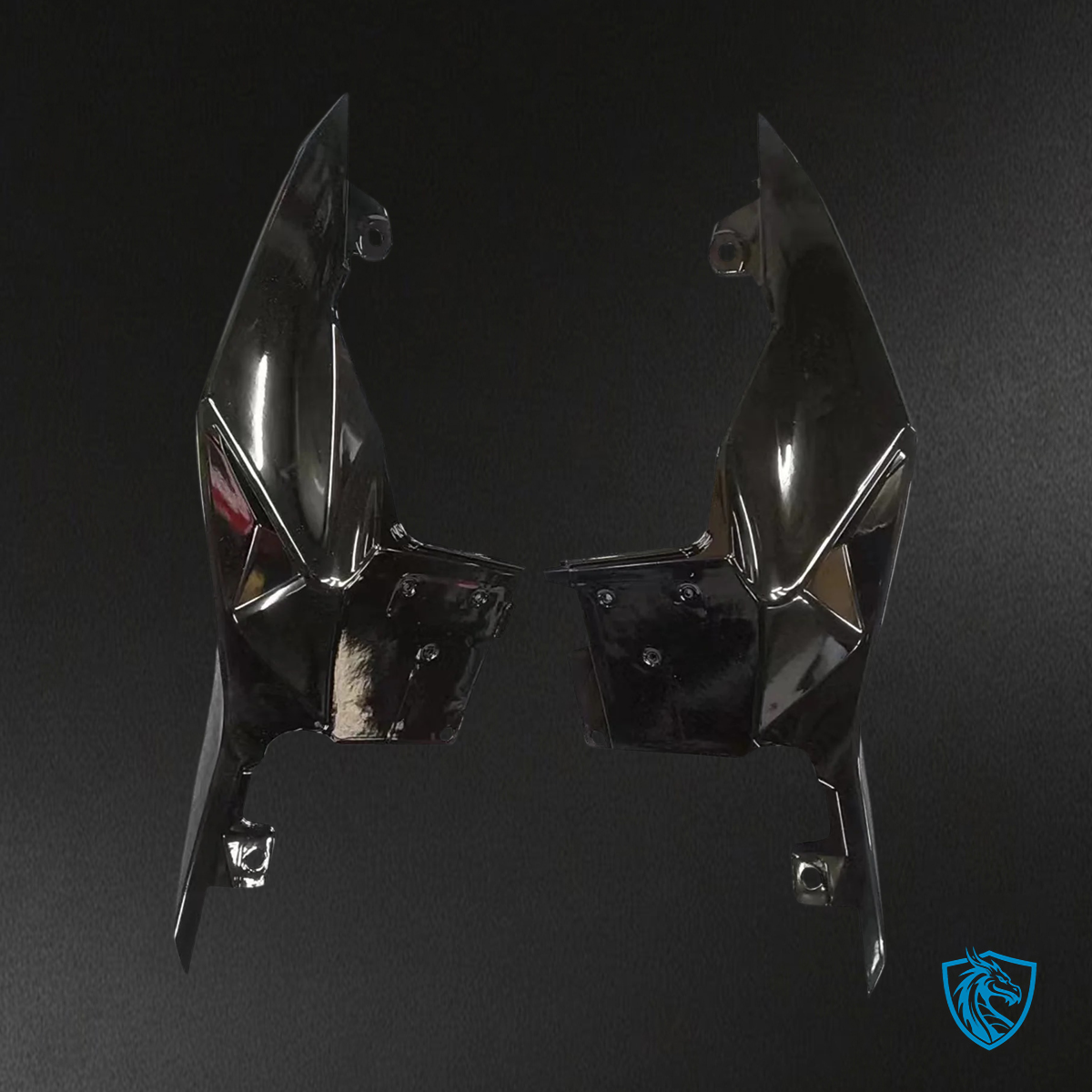 BMW S1000RR 2015-2016 Matte & Gloss Black ABS Fairing Kit - Detail View
