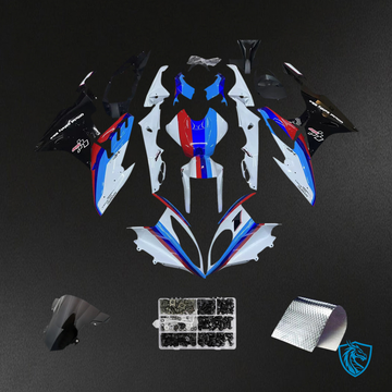 BMW S1000RR 2015-2016 Blue and Black ABS Fairing Kit - Main View