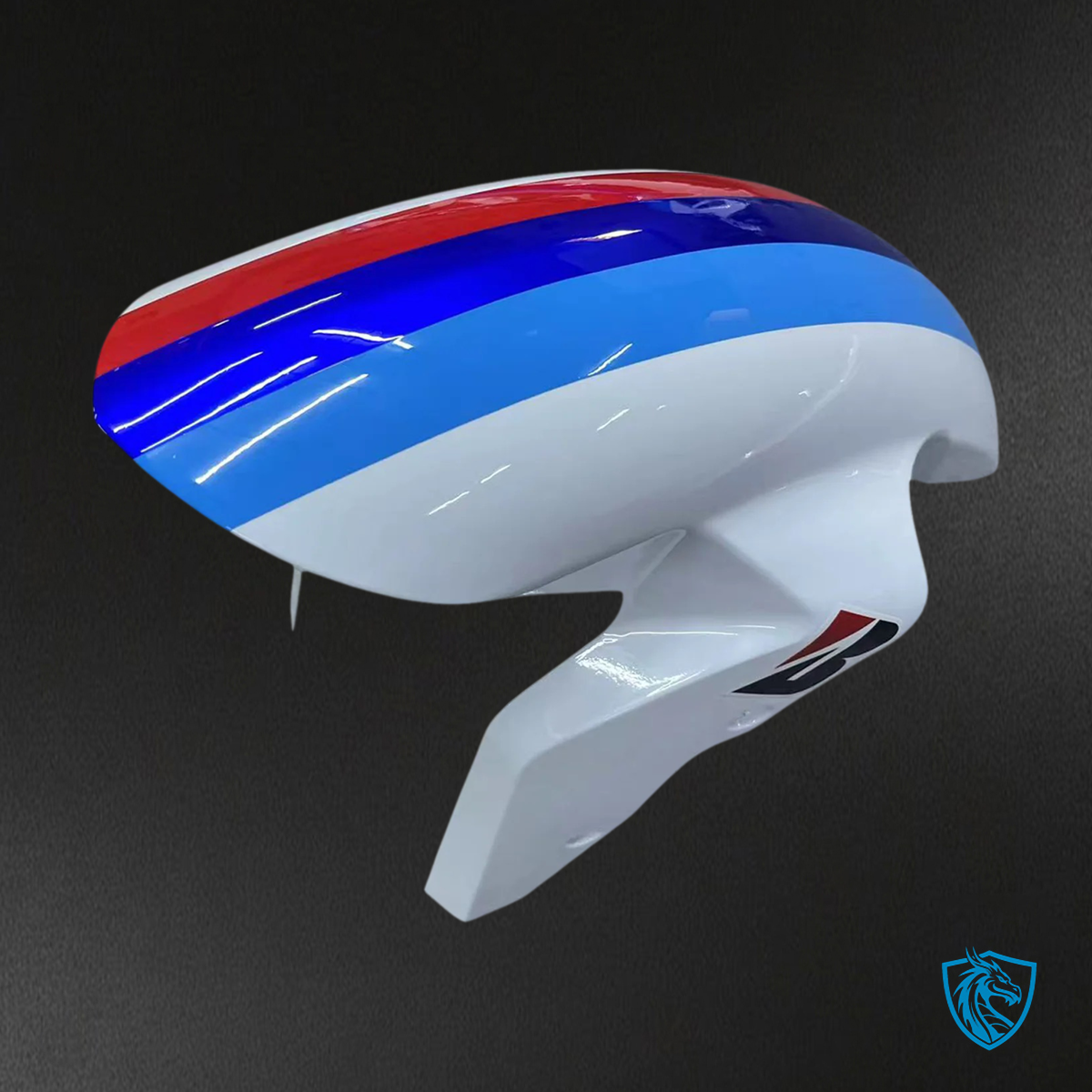 BMW S1000RR 2015-2016 Blue and Black ABS Fairing Kit - Left Side Panel View