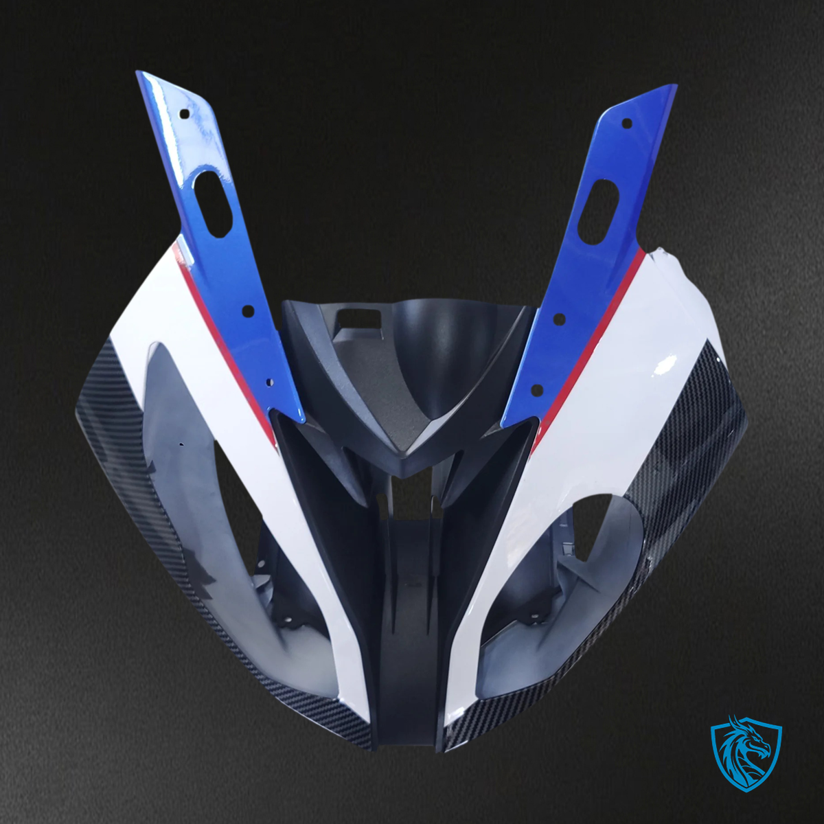 BMW S1000RR (2015-2016) Carbon Fiber Black ABS Fairing Kit - Detail View 2