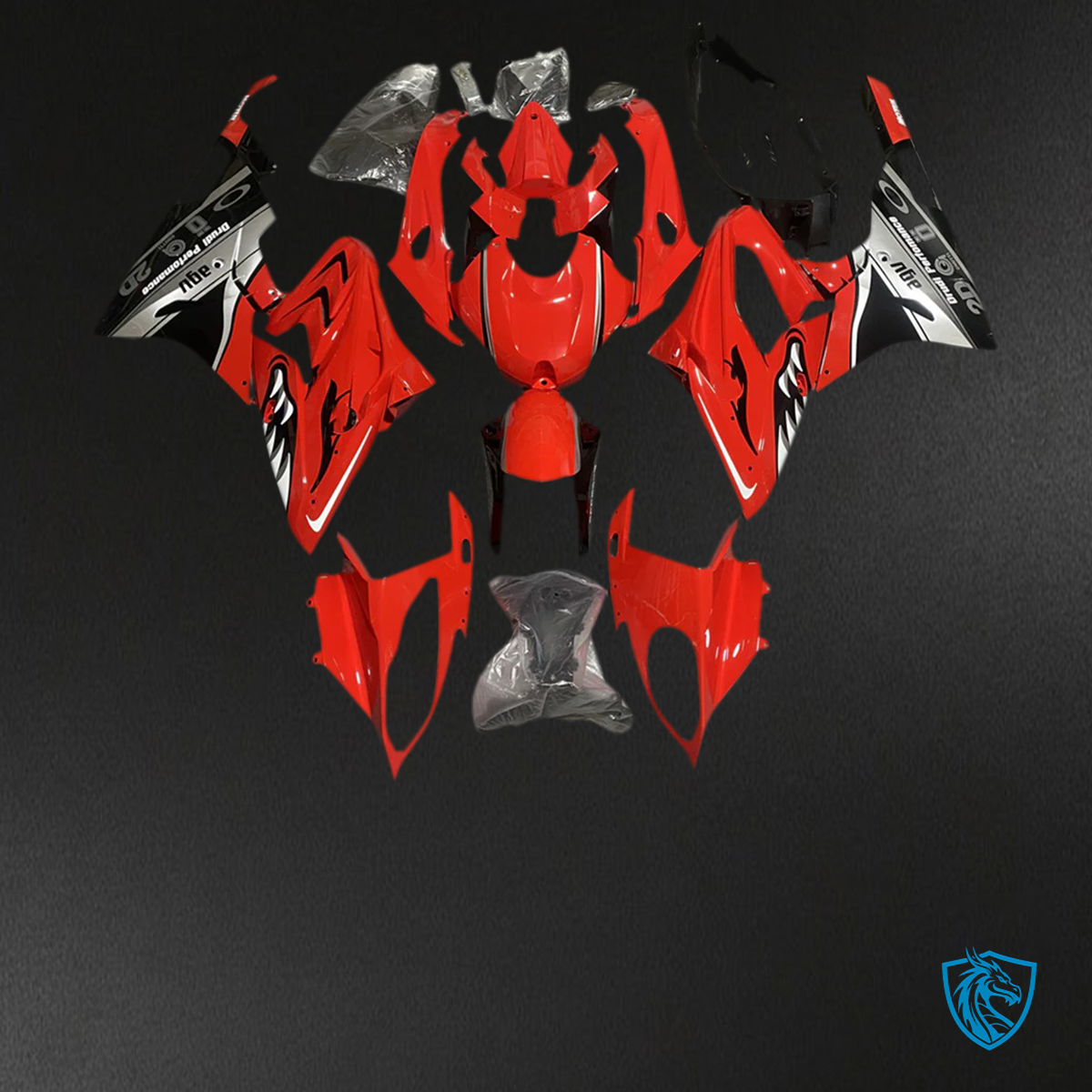 BMW S1000RR (2015-2016) Fairing Set -  Red - ABS Bodywork