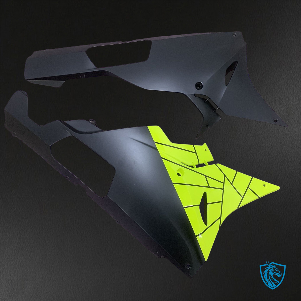 BMW S1000RR (2015-2018) HP4 (2017-2018) Yellow & Black ABS Bodywork - Fairings Kit