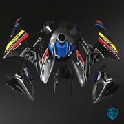 Black, Blue, Yellow & Red