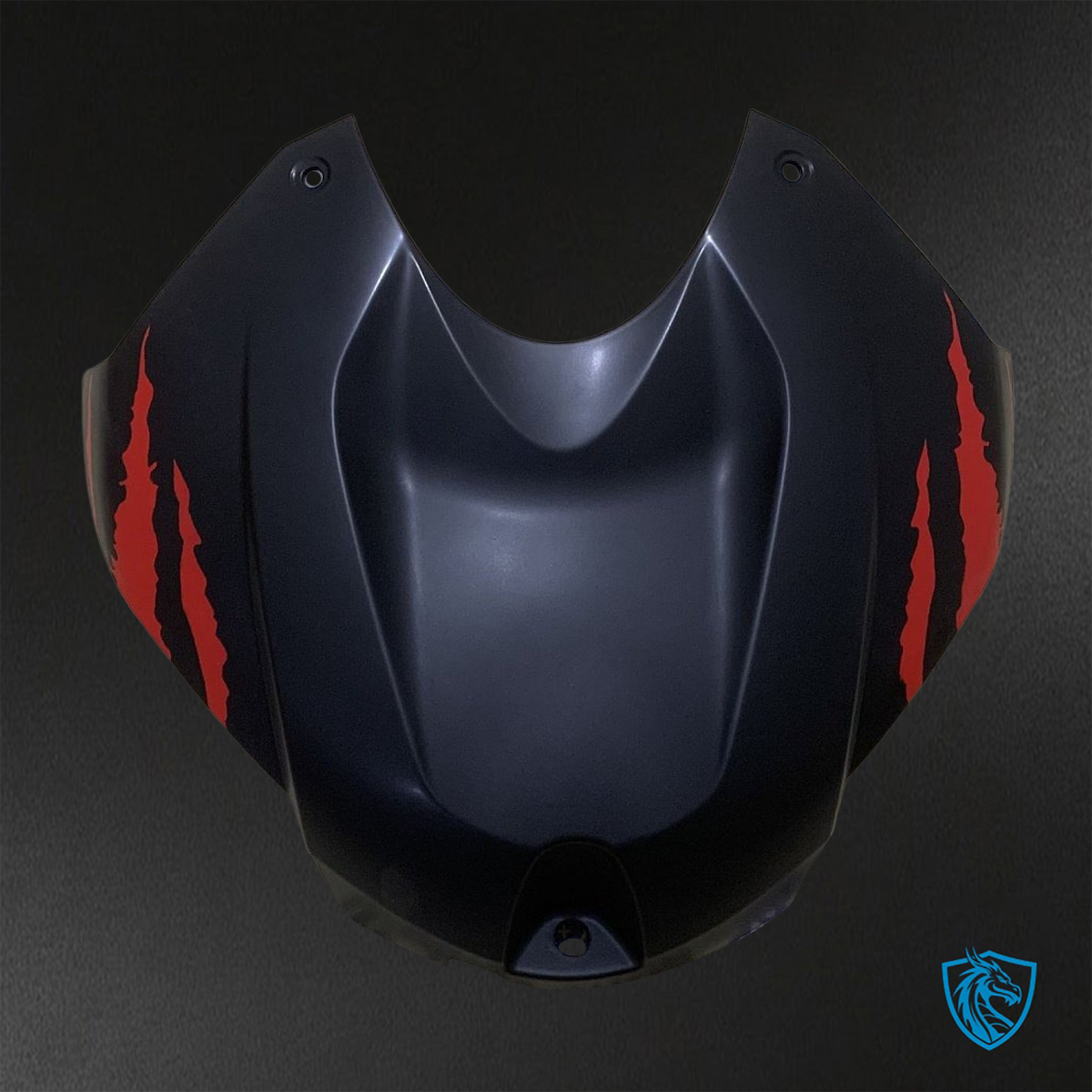 BMW S1000RR (2015-2018) HP4 (2017-2018) Matte Black & Red - Custom ABS Fairing Kit
