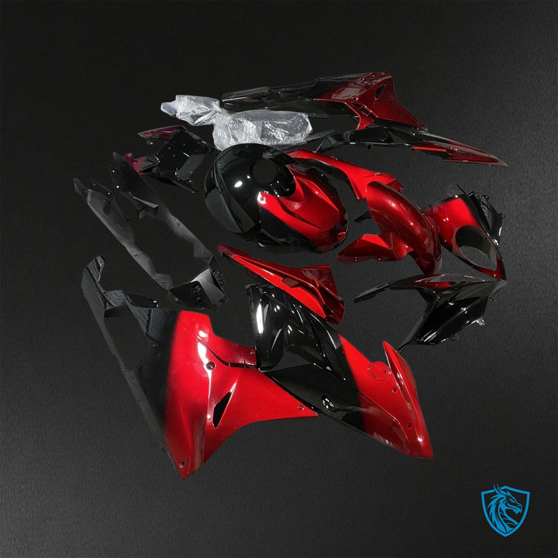 BMW S1000RR (2015-2018) HP4 (2017-2018) Glossy Red & Black ABS Bodywork - Fairings Kit