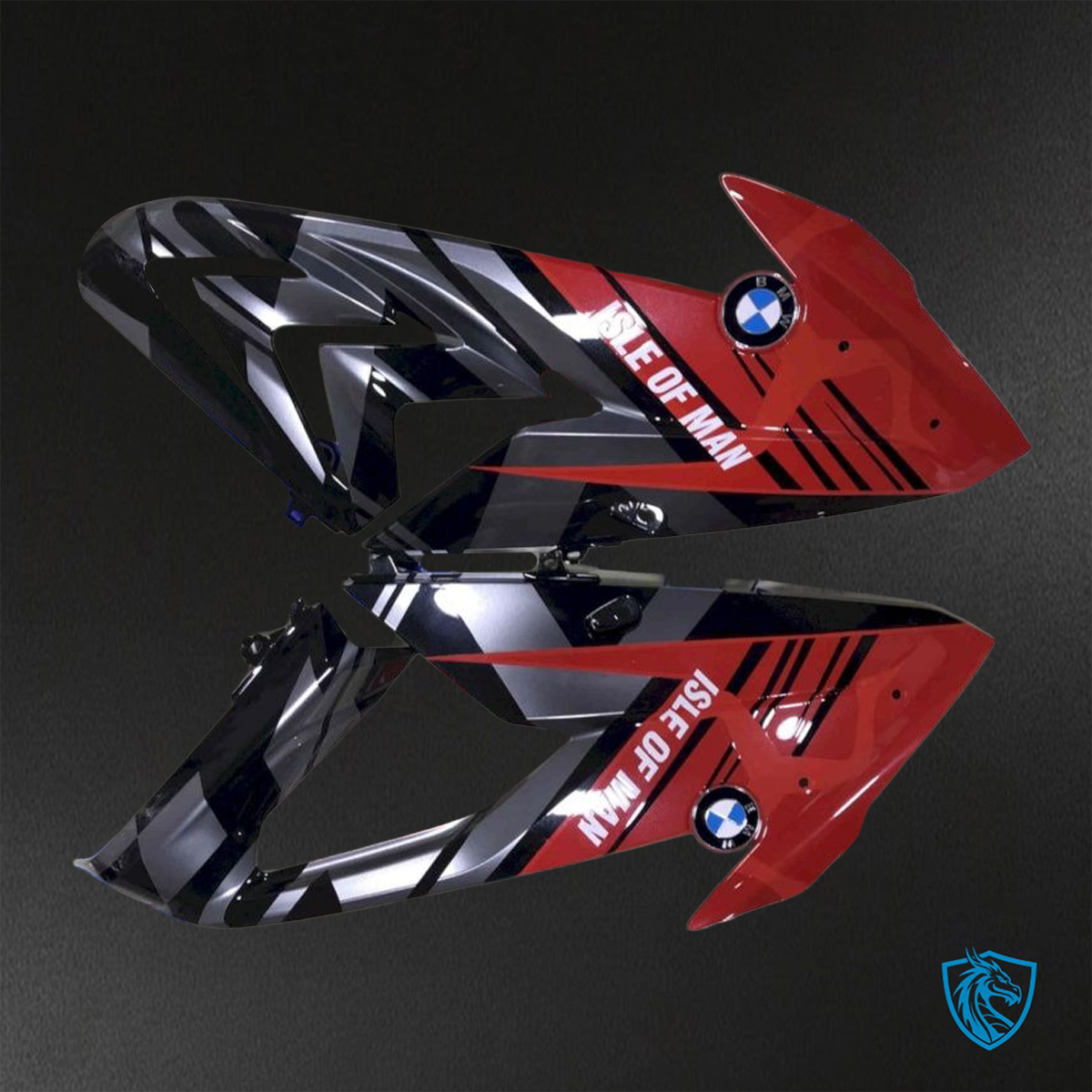 BMW S1000RR (2015-2018) HP4 (2017-2018) Red & Black - Replacement Motorcycle Fairings Kit