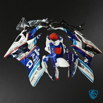 BMW S1000RR (2015-2018) HP4 (2017-2018) Blue & White - Replacement Motorcycle Fairings Kit