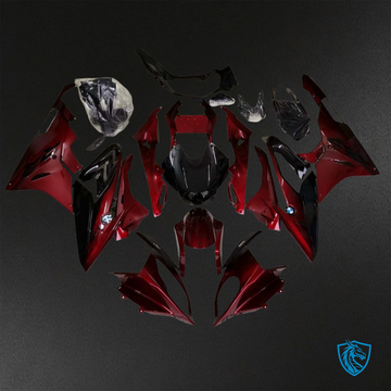 BMW S1000RR (2015-2018) HP4 (2017-2018) Candy Red & Black - Replacement Motorcycle Fairings Kit