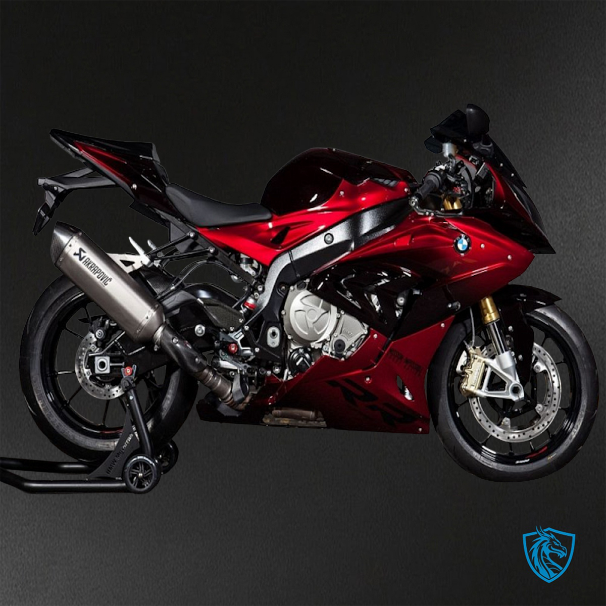 BMW S1000RR (2015-2018) HP4 (2017-2018) Candy Red & Black - Replacement Motorcycle Fairings Kit