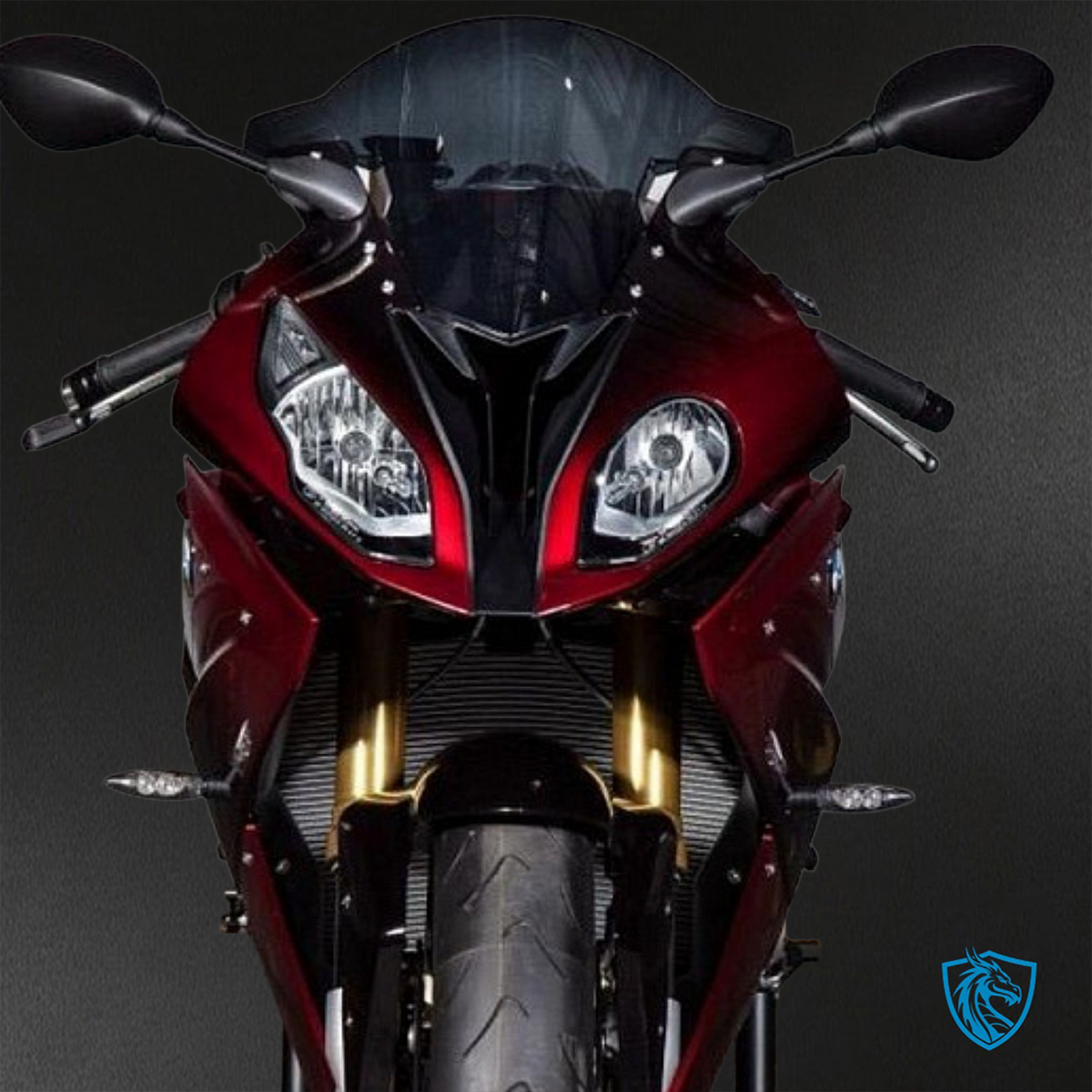BMW S1000RR (2015-2018) HP4 (2017-2018) Candy Red & Black - Replacement Motorcycle Fairings Kit