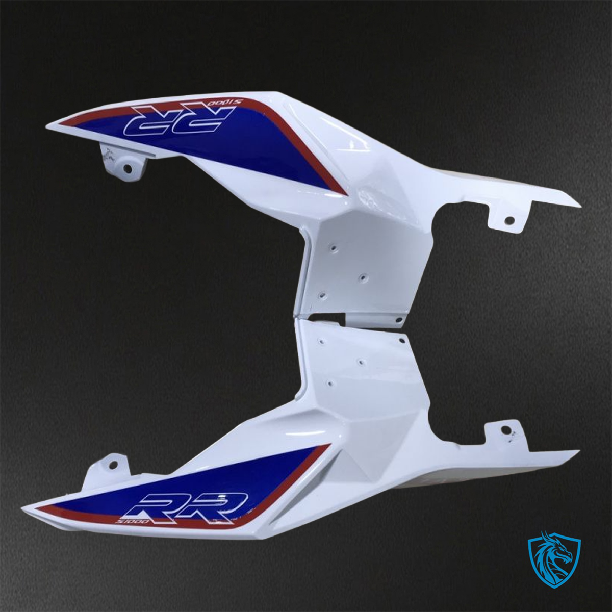 BMW S1000RR (2015-2018) HP4 (2017-2018) White & Blue - Custom ABS Fairing Kit
