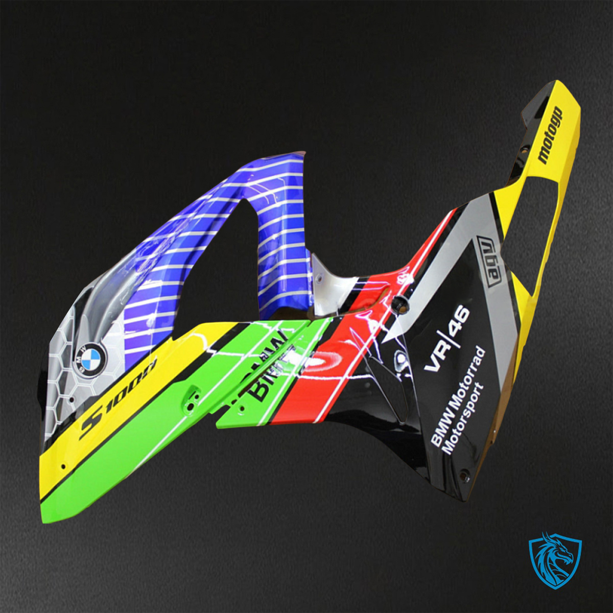 BMW S1000RR (2015-2018) HP4 (2017-2018) Multicolour Fairings Kit - Aftermarket ABS Bodywork