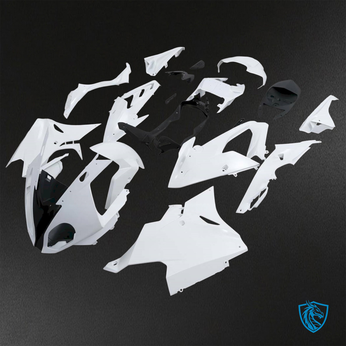 BMW S1000RR (2015-2018) HP4 (2017-2018) White ABS Bodywork - Fairings Kit