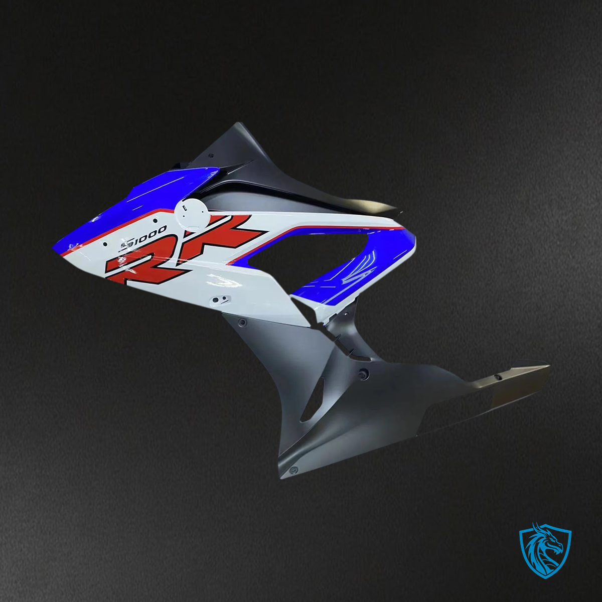 BMW S1000RR (2015-2016) Fairing Set - Blue & White Style 5 - ABS Bodywork