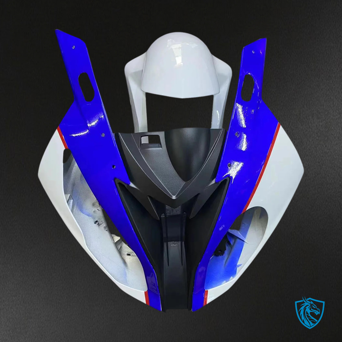 BMW S1000RR (2015-2016) Fairing Set - Blue & White Style 5 - ABS Bodywork