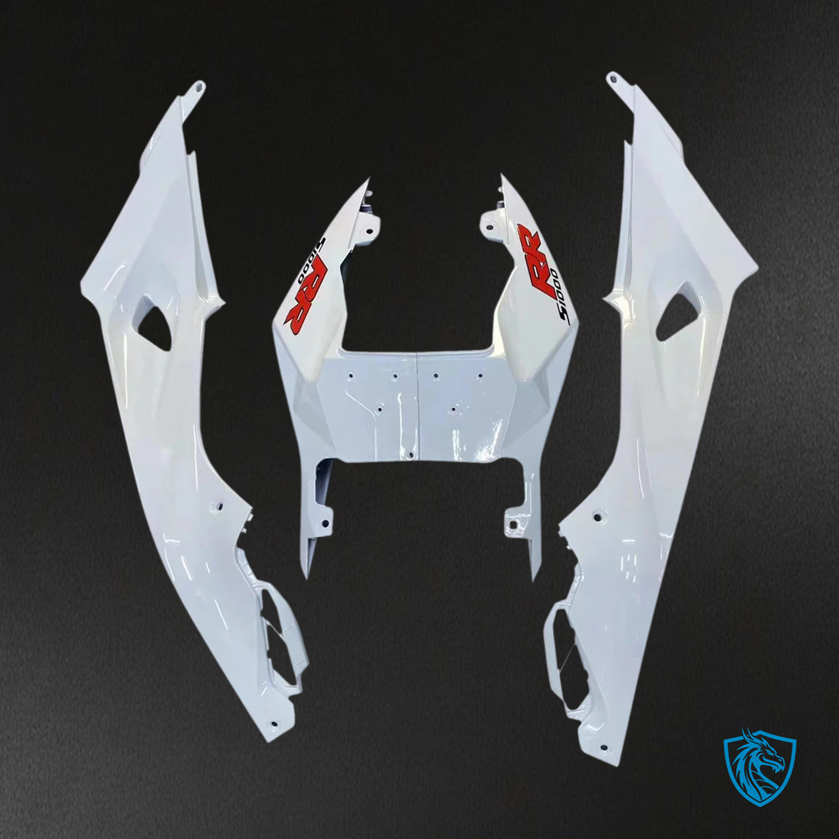 BMW S1000RR (2015-2016) Fairing Set - Blue & White Style 5 - ABS Bodywork