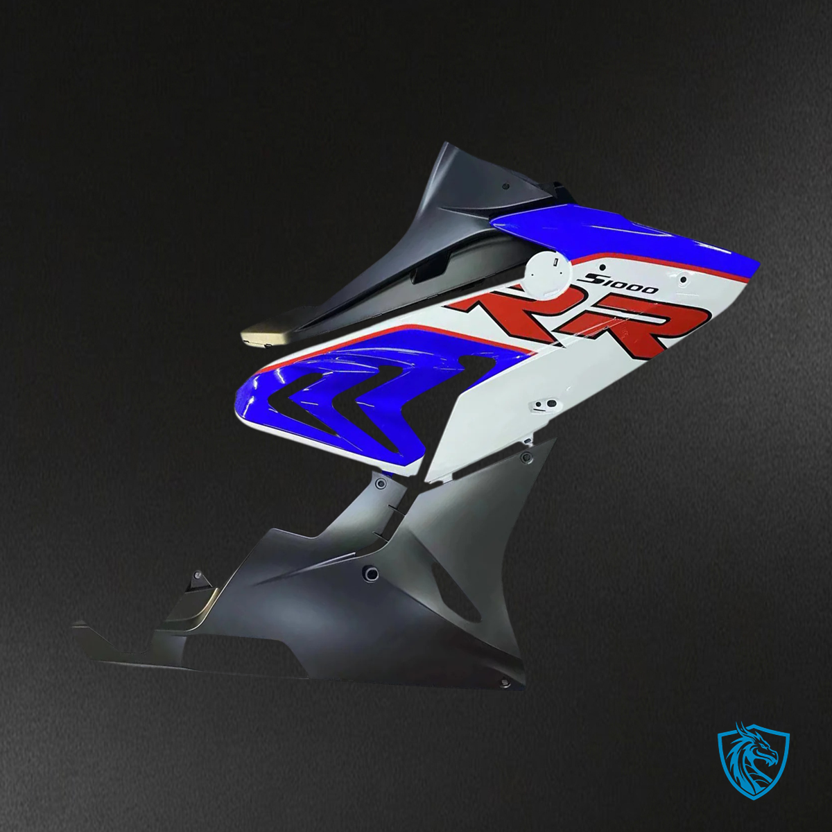 BMW S1000RR (2015-2016) Fairing Set - Blue & White Style 5 - ABS Bodywork