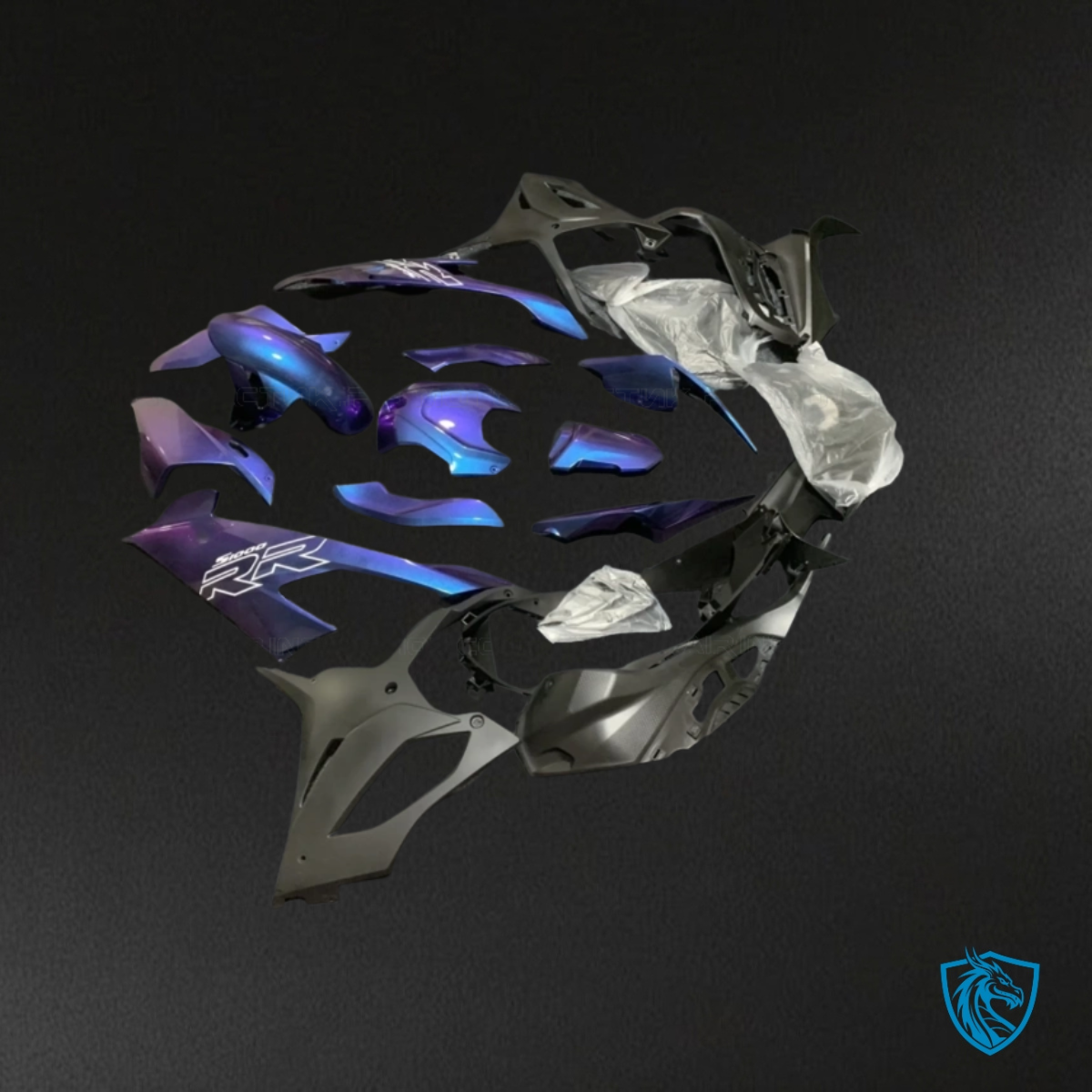 BMW S1000RR (2019-2020) Blue Gradient - Fairing Kit | ABS Bodywork