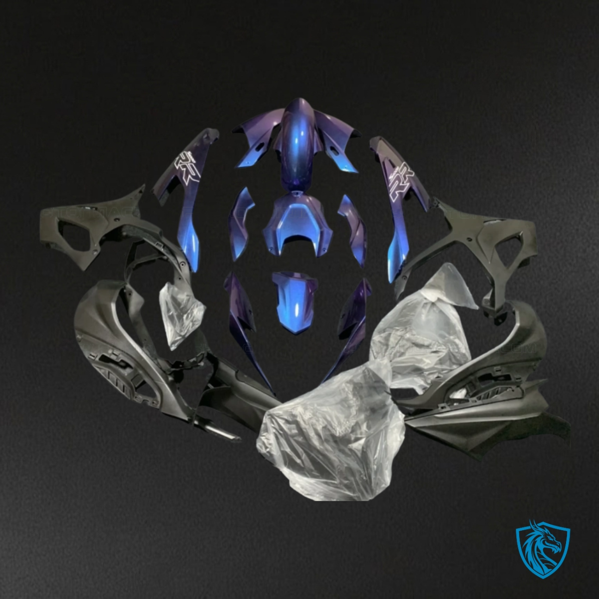 BMW S1000RR (2019-2020) Blue Gradient - Fairing Kit | ABS Bodywork